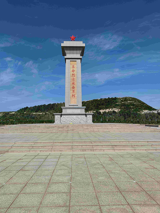 20210902新疆自治区库尔勒某部队三维电子沙盘项目交付！瞻仰库尔勒烈士陵园！