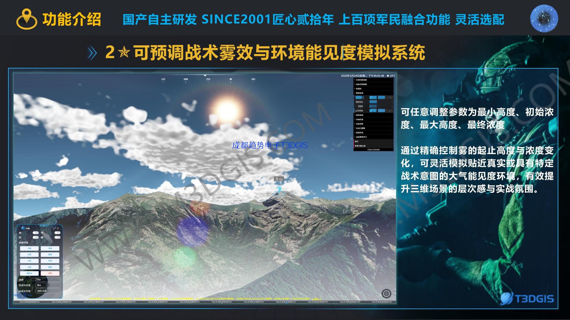 T3.0 2可预调战术雾效与环境能见度模拟系统