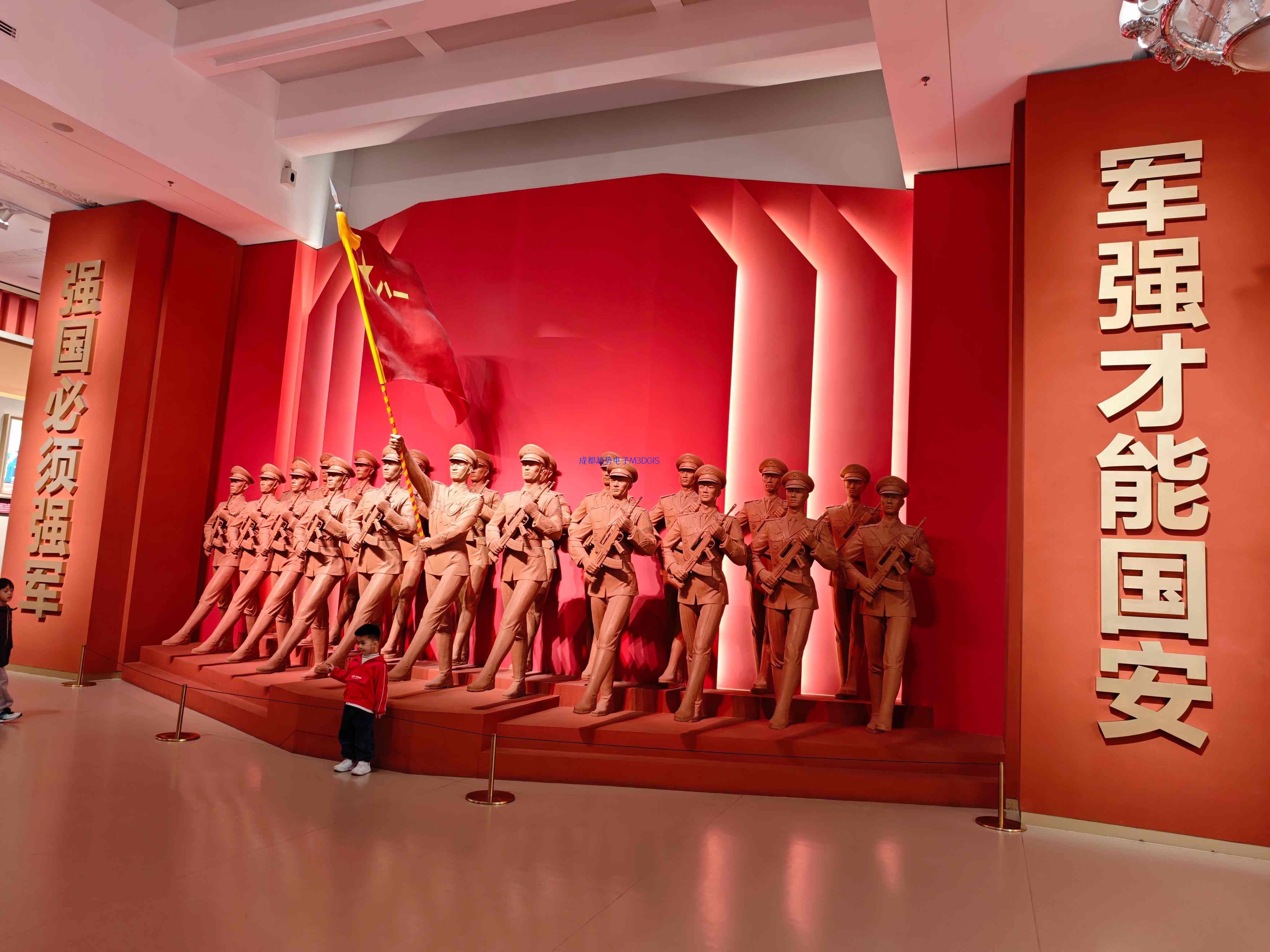 2025年11月03日北京某部队国产三维电子沙盘交付，瞻仰中国人民革命军事博物馆！