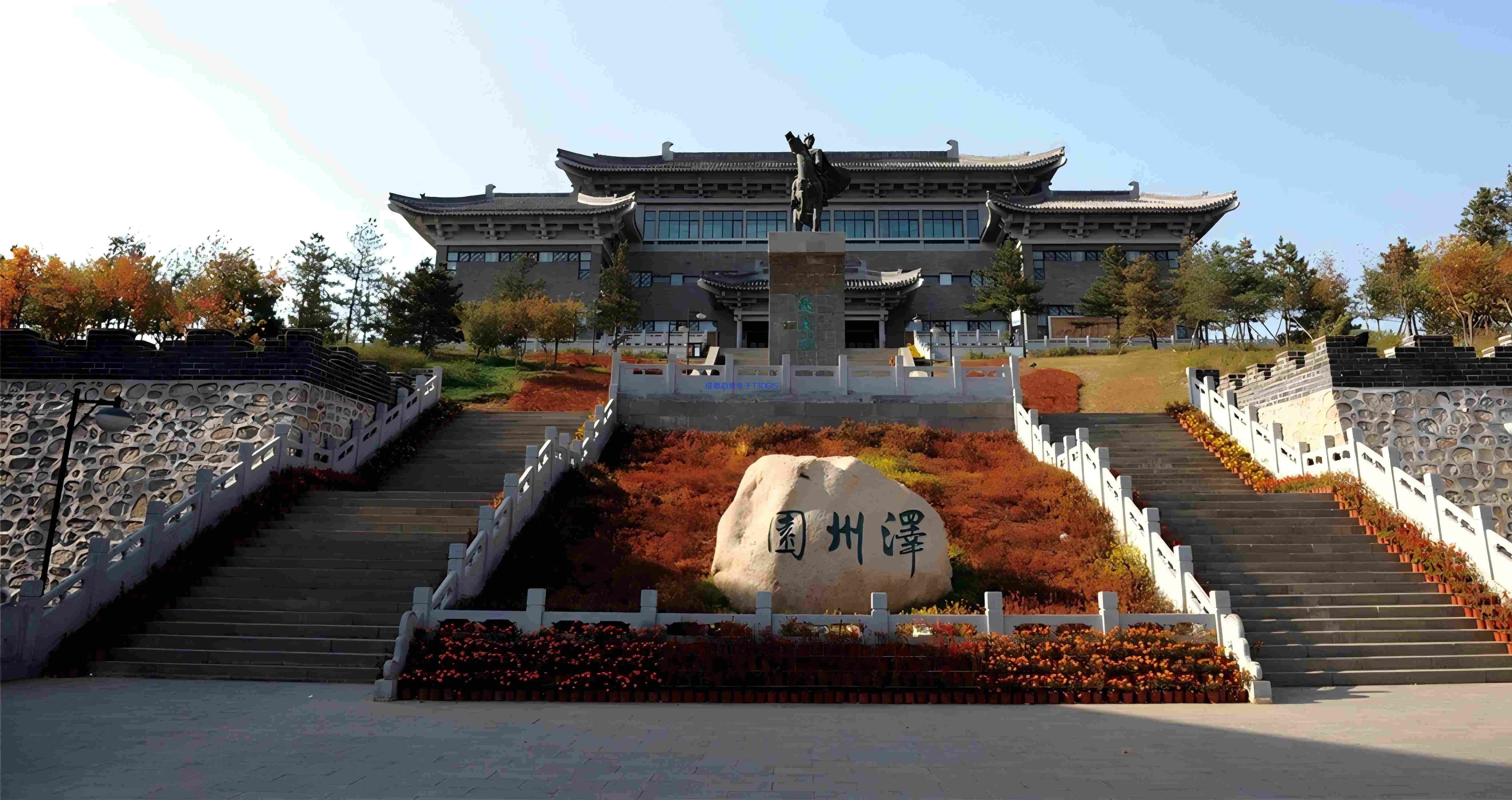 2025.12.15我司在河北省平泉市某部成功交付国产麒麟三维数字沙盘，并瞻仰泽州园烈士陵园。