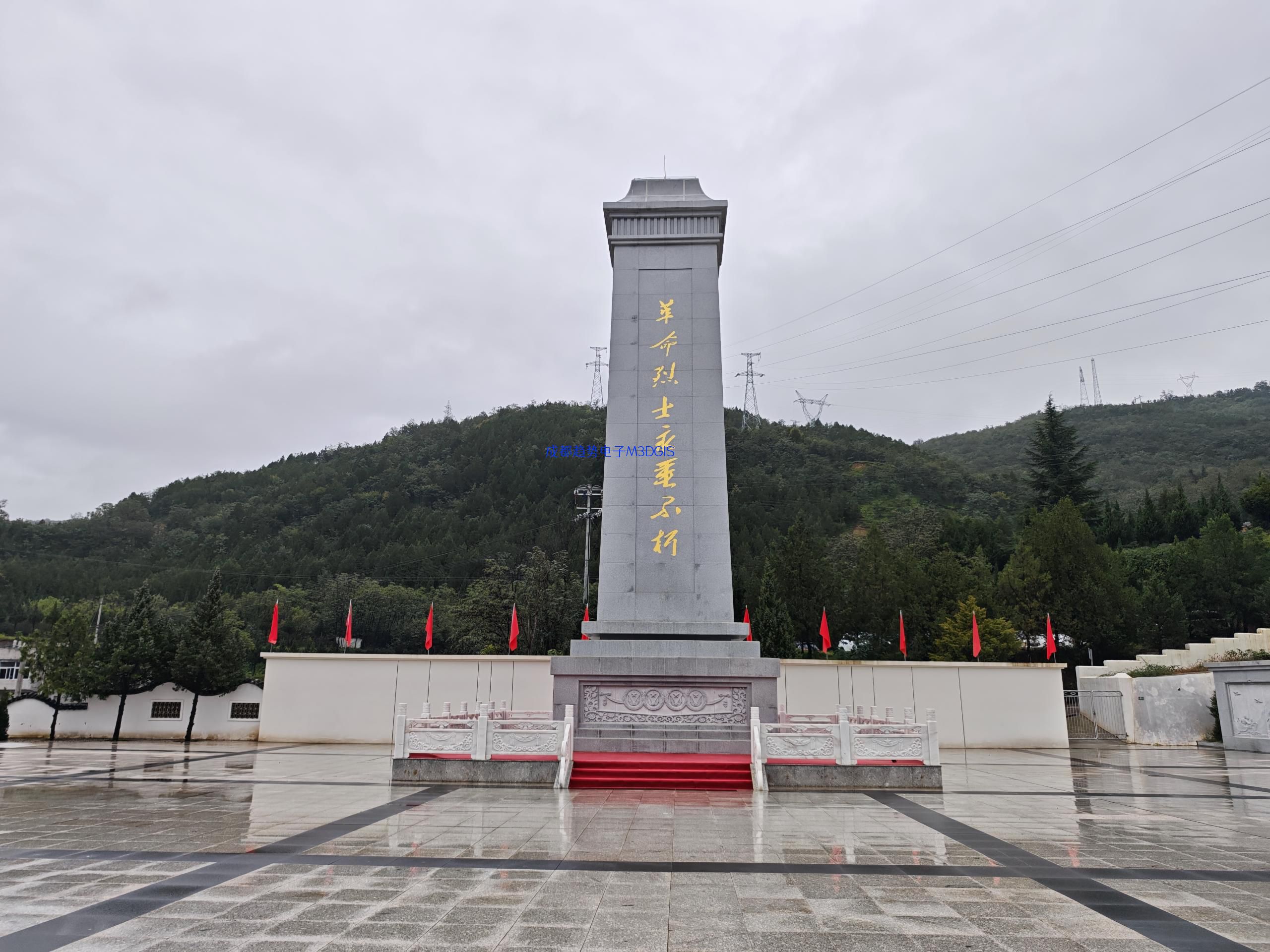 2025年10月27日甘肃省天水某部队国产三维数字沙盘交付，瞻仰天水市泰州区烈士陵园！