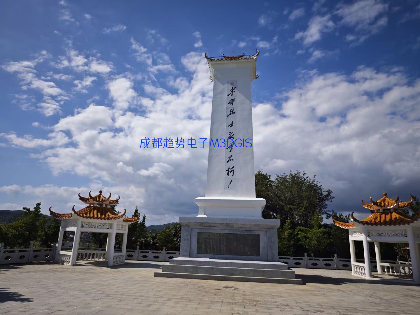 2024年12月28日海南省三亚市某人武部国产三维电子沙盘交付，瞻仰三亚仲田岭烈士纪念碑！