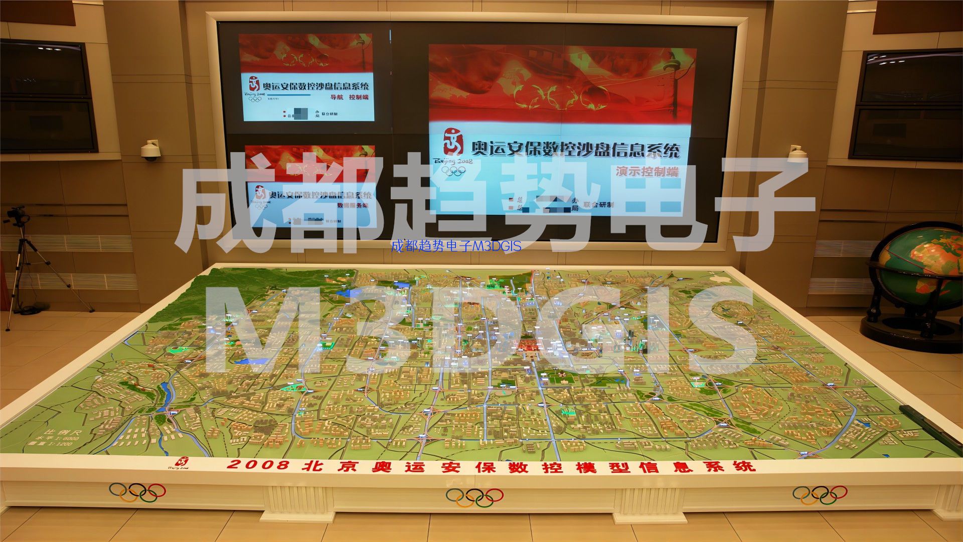 T3DGIS联动实体沙盘模型